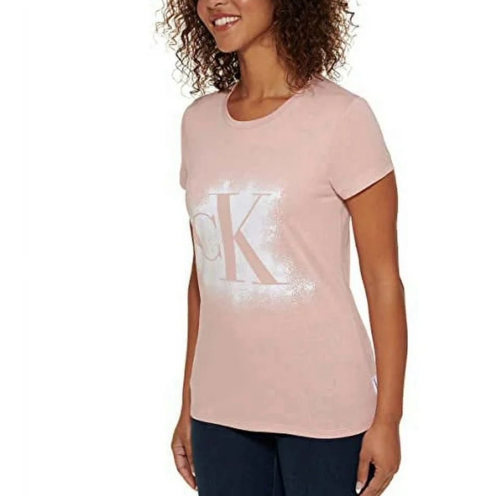 Calvin Klein Jeans ladies logo shirt, pink